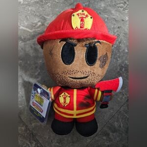 2 FOR $30 Devseries Livetopia Firefighter Roblox Plushie With Virtual Code